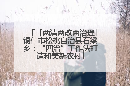 「两清两改两治理」铜仁市松桃自治县石梁乡：“四治”工作法打造和美新农村