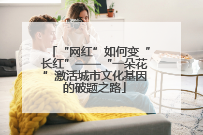 “网红”如何变“长红”——“一朵花”激活城市文化基因的破题之路