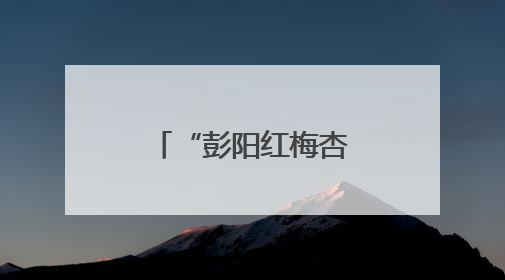 “彭阳红梅杏”从地标到金标的品牌蜕变