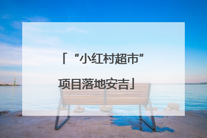 “小红村超市”项目落地安吉