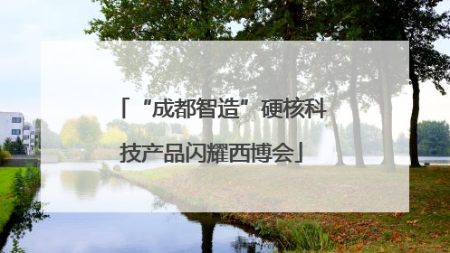 “成都智造”硬核科技产品闪耀西博会