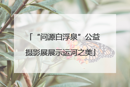 “问源白浮泉”公益摄影展展示运河之美