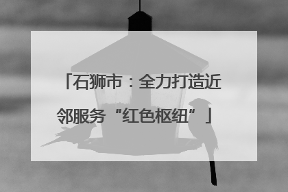 石狮市：全力打造近邻服务“红色枢纽”