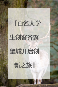 百名大学生创客齐聚望城开启创新之旅