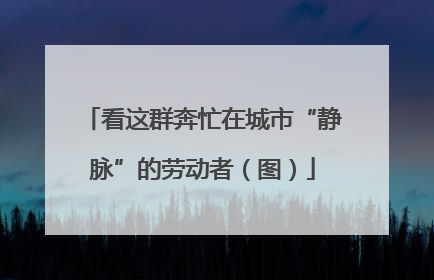 看这群奔忙在城市“静脉”的劳动者（图）