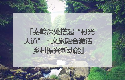 秦岭深处搭起“村光大道”：文旅融合激活乡村振兴新动能