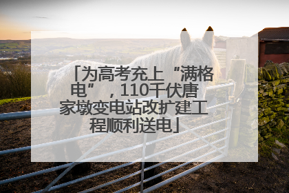 为高考充上“满格电”，110千伏唐家墩变电站改扩建工程顺利送电