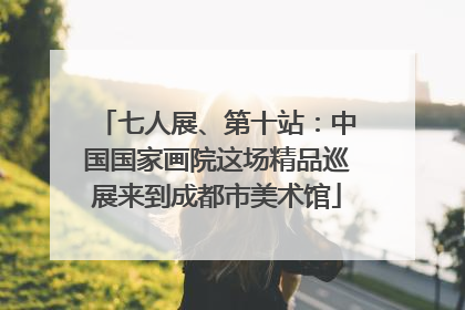 七人展、第十站：中国国家画院这场精品巡展来到成都市美术馆