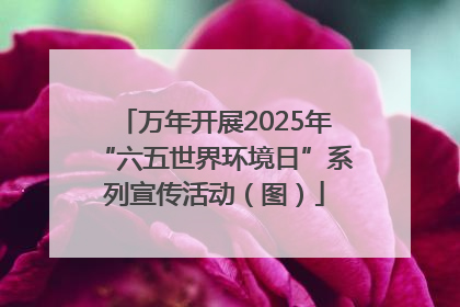 万年开展2025年“六五世界环境日”系列宣传活动（图）