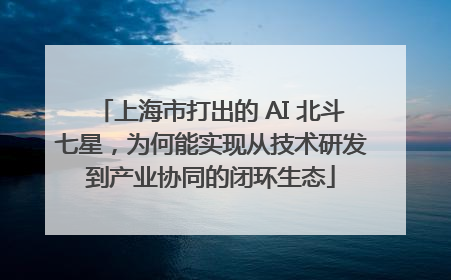 上海市打出的 AI 北斗七星，为何能实现从技术研发到产业协同的闭环生态