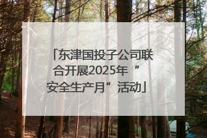 东津国投子公司联合开展2025年“安全生产月”活动
