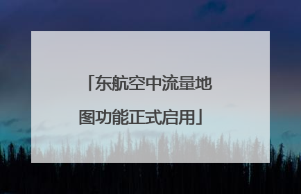 东航空中流量地图功能正式启用