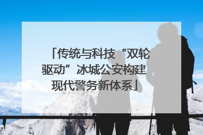 传统与科技“双轮驱动”冰城公安构建现代警务新体系