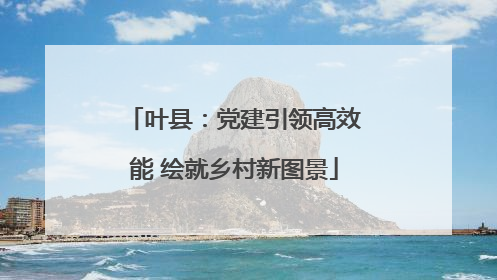 叶县：党建引领高效能 绘就乡村新图景