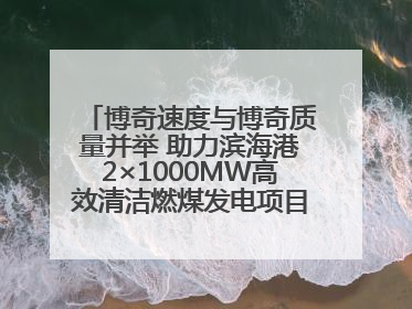 博奇速度与博奇质量并举 助力滨海港2×1000MW高效清洁燃煤发电项目“双投”