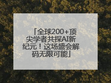 全球200+顶尖学者共探AI新纪元！这场盛会解码无限可能