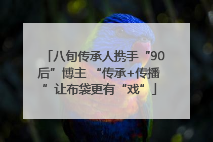 八旬传承人携手“90后”博主 “传承+传播”让布袋更有“戏”
