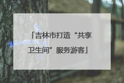 吉林市打造“共享卫生间”服务游客