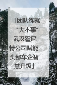 团队练就“大本事” 武汉霍尼特公司赋能头部车企智慧升级