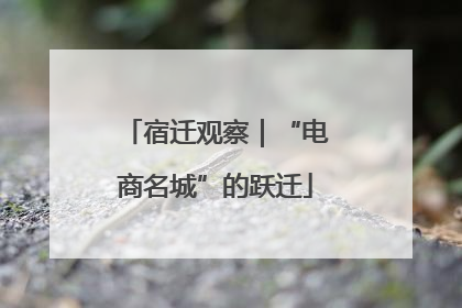 宿迁观察｜“电商名城”的跃迁
