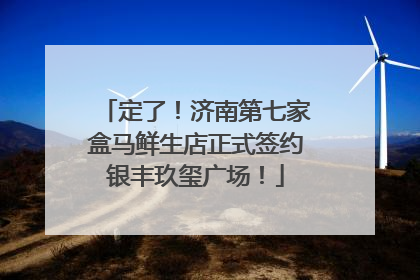 定了！济南第七家盒马鲜生店正式签约银丰玖玺广场！