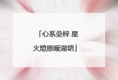心系桑梓 星火燎原暖湖塘