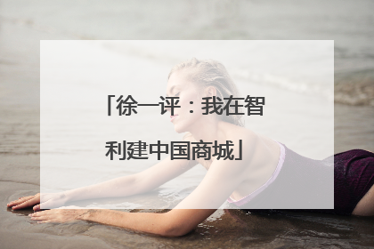 徐一评：我在智利建中国商城