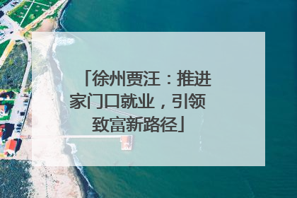 徐州贾汪：推进家门口就业，引领致富新路径