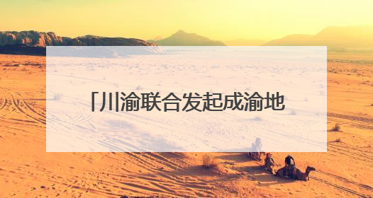 川渝联合发起成渝地区“一带一路”科技合作“双千”计划