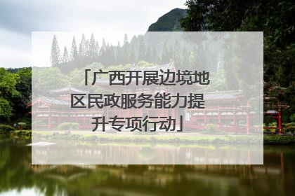 广西开展边境地区民政服务能力提升专项行动