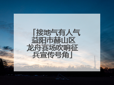 接地气有人气 益阳市赫山区龙舟赛场吹响征兵宣传号角