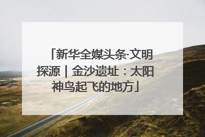 新华全媒头条·文明探源｜金沙遗址：太阳神鸟起飞的地方