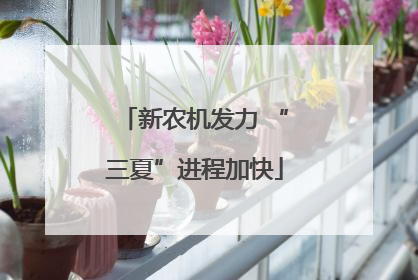 新农机发力 “三夏”进程加快