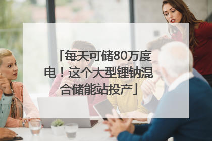 每天可储80万度电！这个大型锂钠混合储能站投产