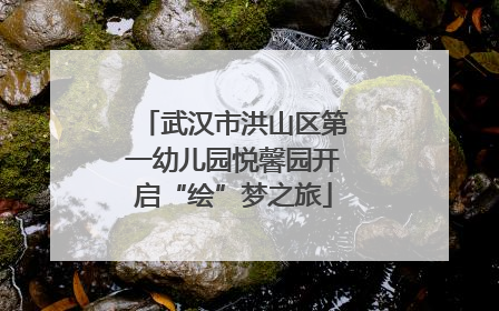 武汉市洪山区第一幼儿园悦馨园开启“绘”梦之旅