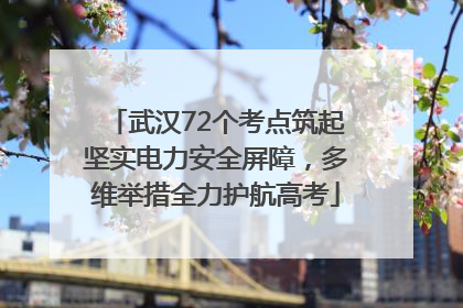 武汉72个考点筑起坚实电力安全屏障，多维举措全力护航高考