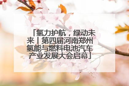氢力护航，绿动未来丨第四届河南郑州氢能与燃料电池汽车产业发展大会启幕