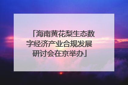 海南黄花梨生态数字经济产业合规发展研讨会在京举办
