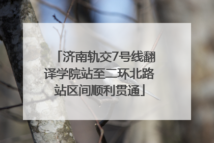 济南轨交7号线翻译学院站至二环北路站区间顺利贯通