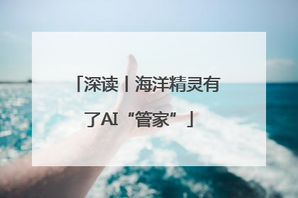 深读丨海洋精灵有了AI“管家”