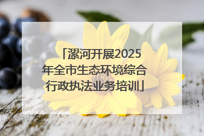 漯河开展2025年全市生态环境综合行政执法业务培训