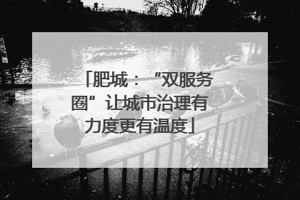 肥城：“双服务圈”让城市治理有力度更有温度