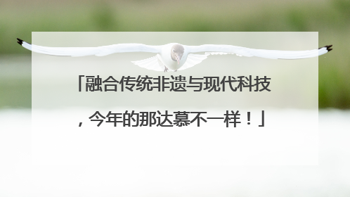 融合传统非遗与现代科技，今年的那达慕不一样！