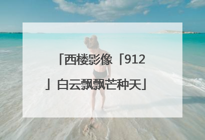 西楼影像「912」白云飘飘芒种天