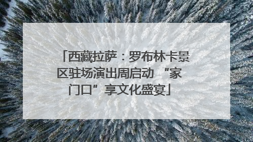 西藏拉萨：罗布林卡景区驻场演出周启动 “家门口”享文化盛宴