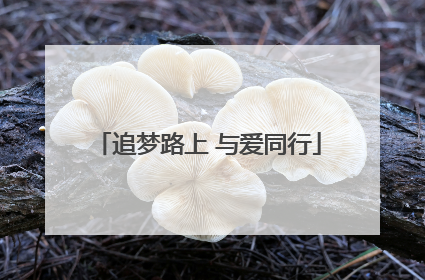 追梦路上 与爱同行
