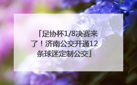 足协杯1/8决赛来了！济南公交开通12条球迷定制公交