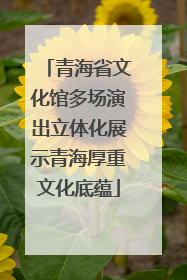 青海省文化馆多场演出立体化展示青海厚重文化底蕴