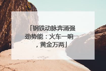 钢铁动脉奔涌强劲势能：火车一响，黄金万两