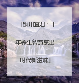 铜川宜君：千年养生智慧烹出时代新滋味
